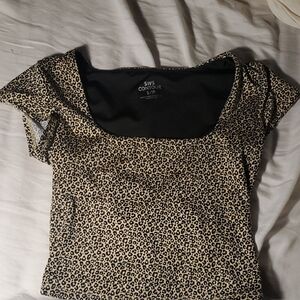 Leopard Print Women's Top